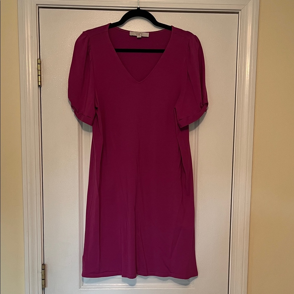 LOFT Fuchsia Dress